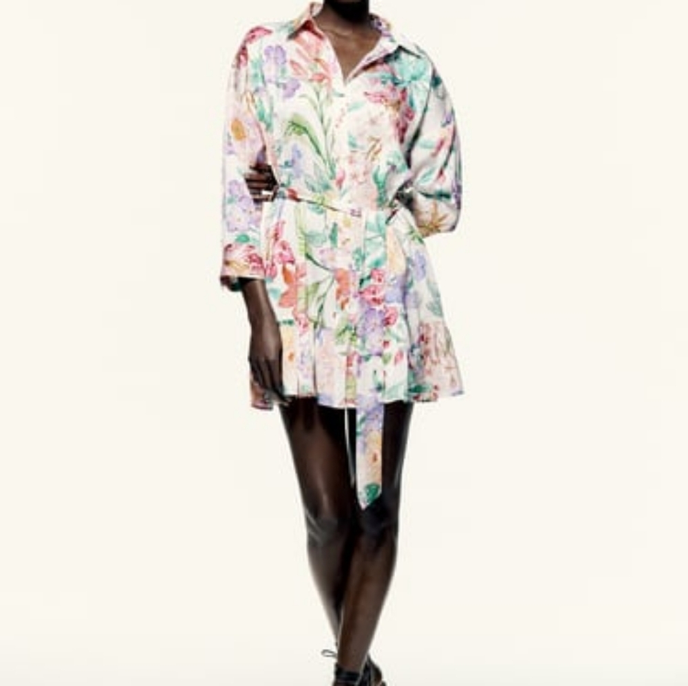 Floral Shirtdress